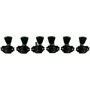 Kluson 3 Per Side Revolution Series G-Mount Metal Keystone Tuning Machines