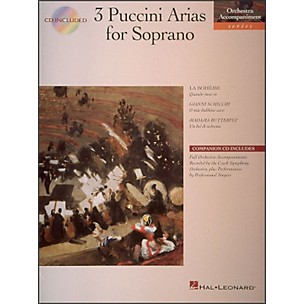 Hal Leonard 3 Puccini Arias for Soprano Book/CD Pkg