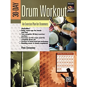 Alfred 30-Day Drum Workout (Book/DVD)