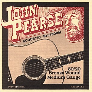 John Pearse 300M 80/20 Bronze Acoustic Guitar Strings