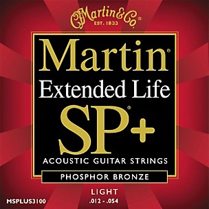 Martin 3100 Coated SP Plus Extended Life Light Acoustic Guitar Strings