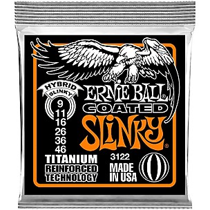 Ernie Ball 3122 Coated Electric Hybrid Slinky Guitar Strings