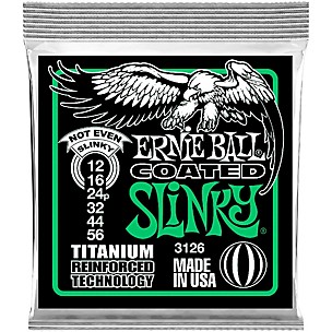 Ernie Ball 3126 Coated Electric Not Even Slinky Guitar Strings