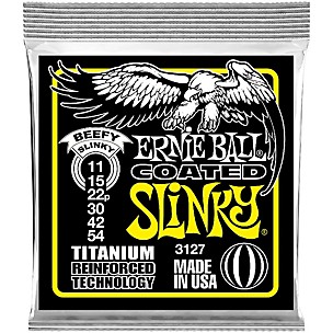 Ernie Ball 3127 Coated Electric Beefy Slinky Guitar Strings