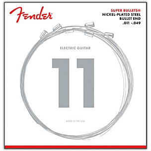 Fender 3250M Nickel-Plated Steel Bullet End Electric Strings - Medium