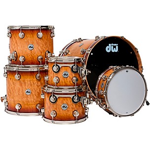 DW 333 Collector's Series Exotic 6-Piece Drum Shell Pack -