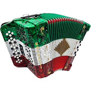 Rossetti 3412 34-Button Diatonic Accordion - FBE,