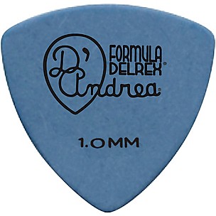 D'Andrea 346 Guitar Picks Rounded Triangle Delrex Delrin - One Dozen