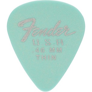 Fender 351 Dura-Tone Delrin Pick (12-Pack), Daphne Blue