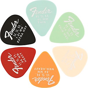 Fender 351 Shape Dura-Tone Delrin Guitar Picks