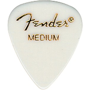 Fender 351 Standard Guitar Pick White