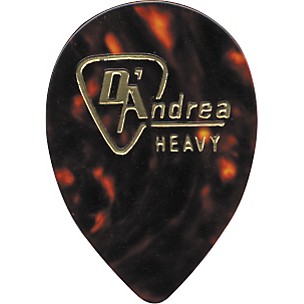 D'Andrea 358 Guitar Picks Teardrop Celluloid Jazz One Dozen