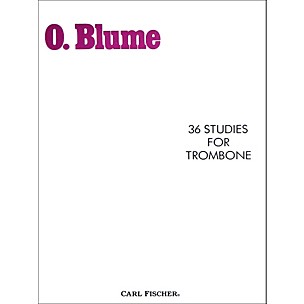 Carl Fischer 36 Studies for Trombone