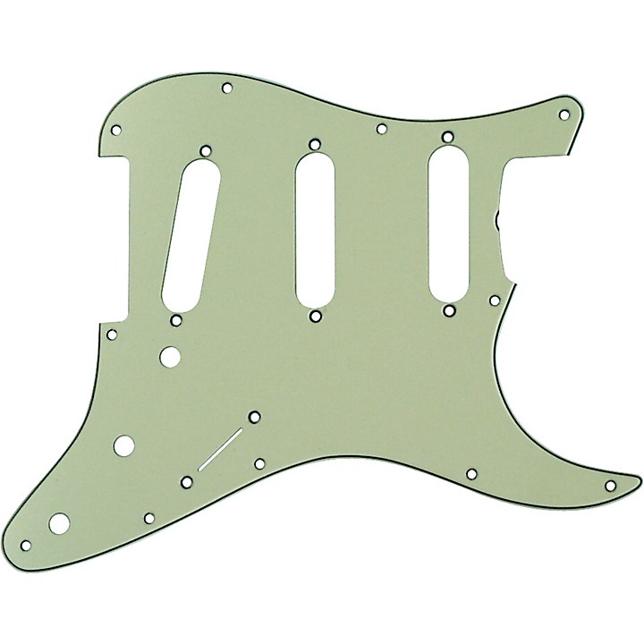Fender 62 Stratocaster 11 Hole Mint Green Pickguard, 3-Ply for 3 Single  Coil Pickups