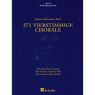 De Haske Music 371 Vierstimmige Choräle (Four-Part Chorales) Concert Band Level 3 Composed by Johann Sebastian Bach