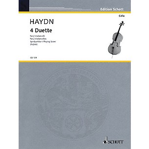 Schott 4 Duets for 2 Cellos Schott Series