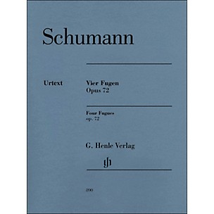 G. Henle Verlag 4 Fugues Op. 72 Piano Solo By Schumann
