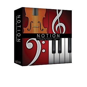 Notion 4 Music Notation Software