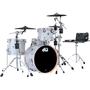 DWe 4-Piece Complete Kit Bundle with Roland Cymbals and DW Hardware