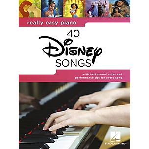 Hal Leonard 40 Easy Disney Songs Piano Songbook