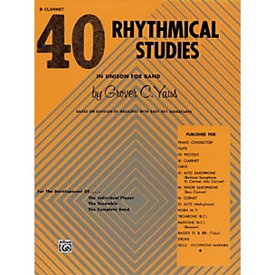 Alfred 40 Rhythmical Studies B-Flat Clarinet