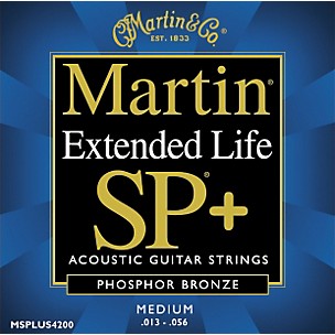 Martin 4200 Coated SP Plus Phosphor Bronze Medium Acoustic Guitar Strings