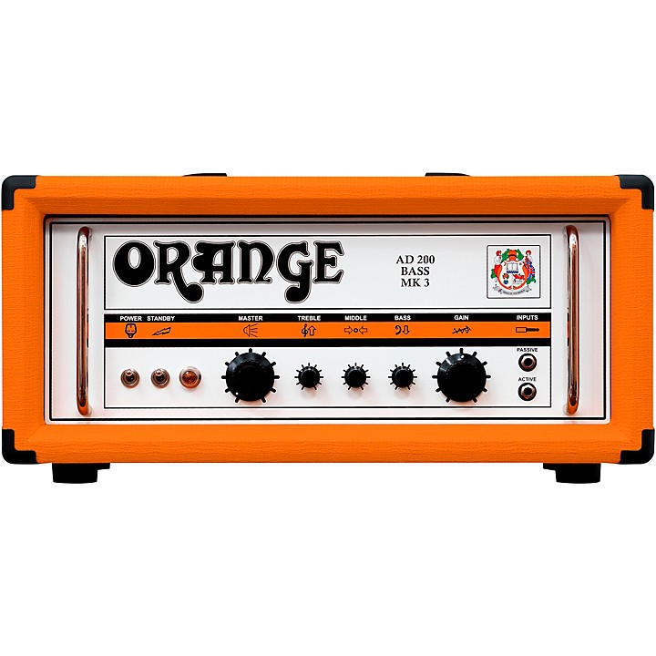 Orange Amplifiers AD Series AD200B 200W Tube Bass Amp Head | Music 