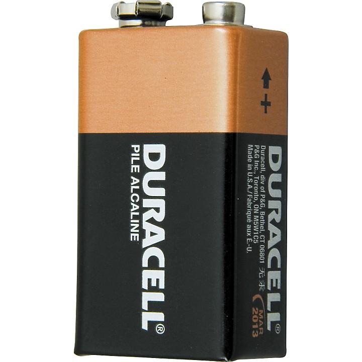 DURACELL Duracell 2-Piece 9V Alkaline Battery Black and Gold, DURACELL, All Brands