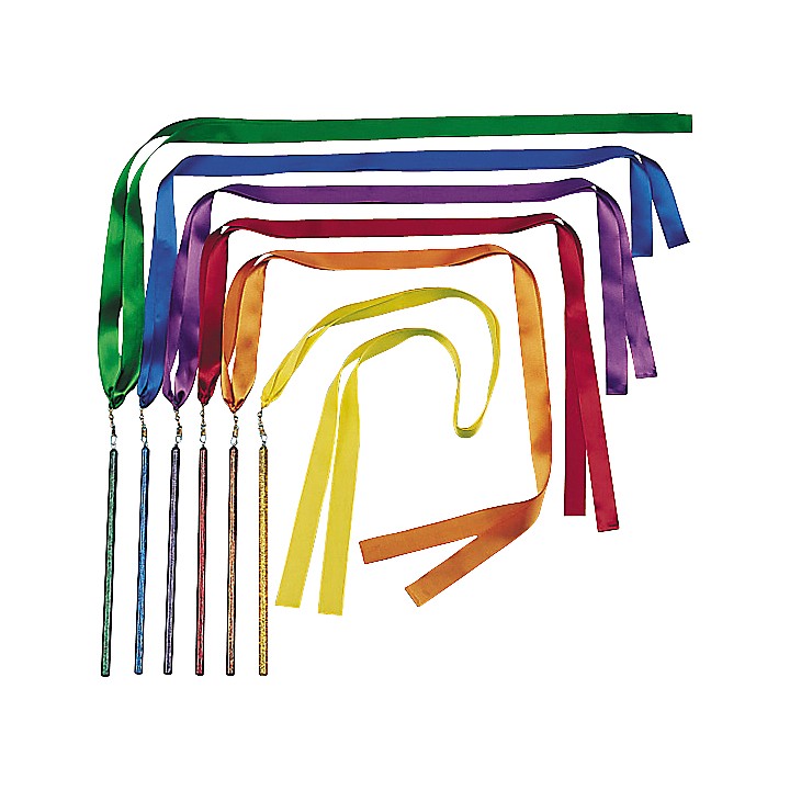 Ribbon Streamer Artistic Long Ribbon Vibrant Color Rhythmic