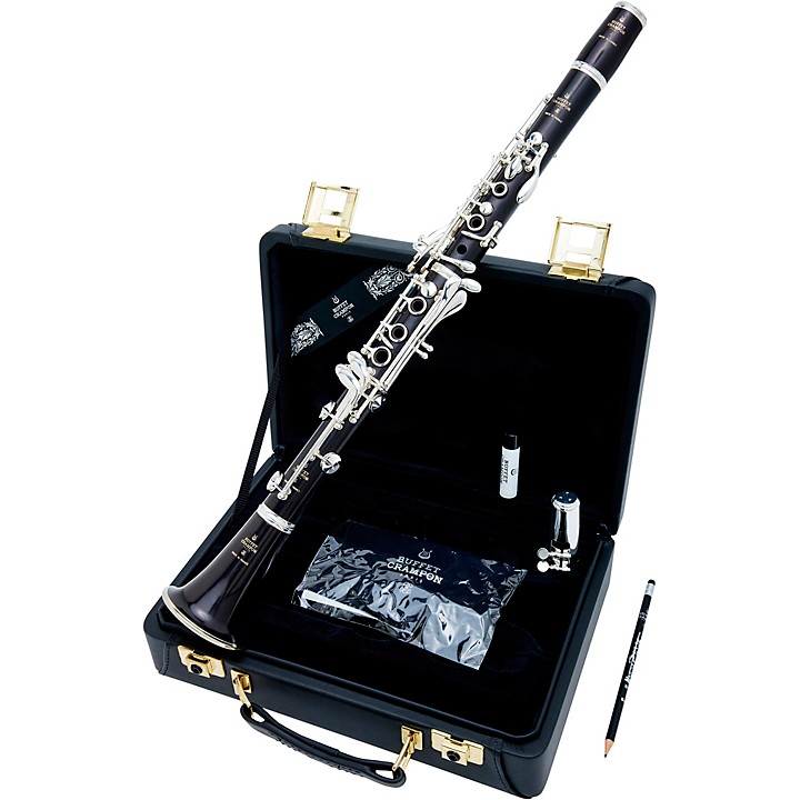 Buffet R13 Professional Bb Clarinet With Silver Plated Keys Music