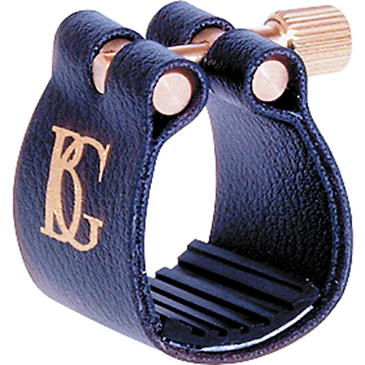 BG L12BG Standard Alto Saxophone Ligature with Rubber Support