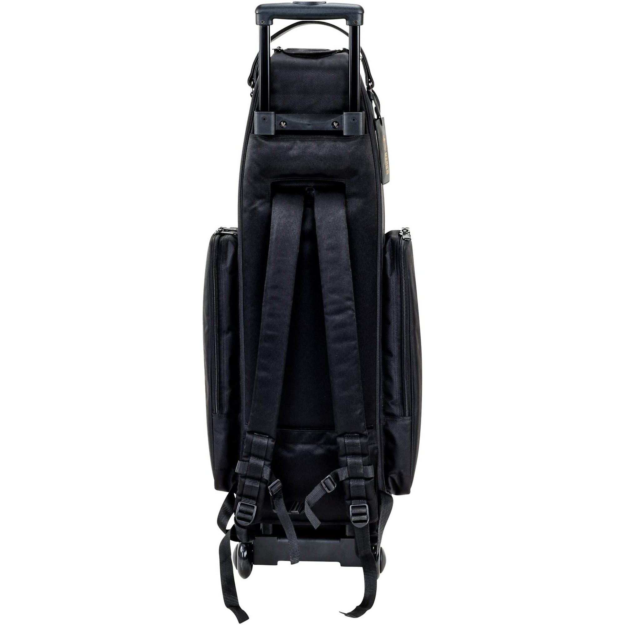 Gard Saxophone Wheelie Bag, Synthetic With Leather Trim