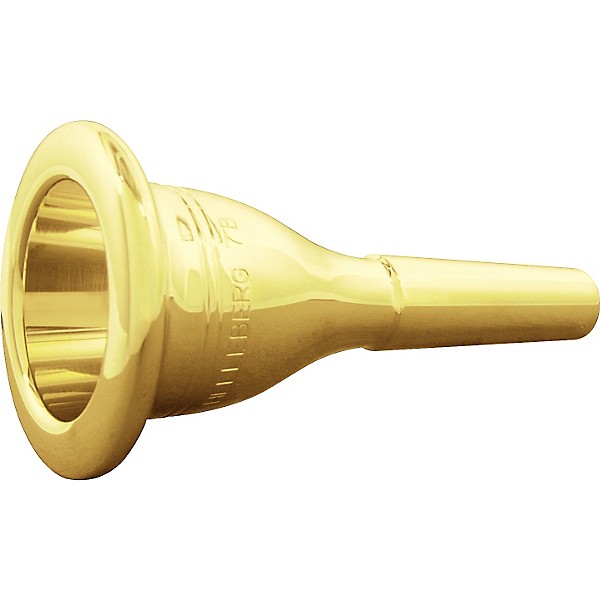 Genuine Conn Helleberg 24K Gold Rim & Cup Tuba/Sousaphone Mouthpiece S NEW! 