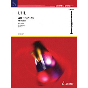 Schott 48 Studies for Clarinet (Essential Exercises Series) Woodwind Series Softcover