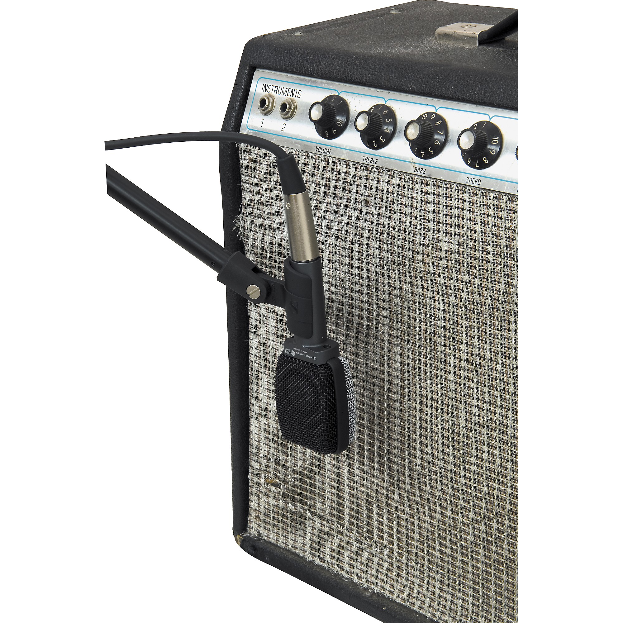 Sennheiser e 609 Dynamic Guitar Mic With Stand and Cable | Music