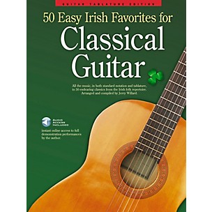 Wise Publications 50 Easy Irish Favorites for Classical Guitar Guitar Series Softcover Audio Online