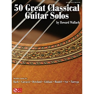 Cherry Lane 50 Great Classical Guitar Solos Guitar Series Softcover