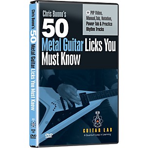 eMedia 50 Metal Licks You Must Know DVD