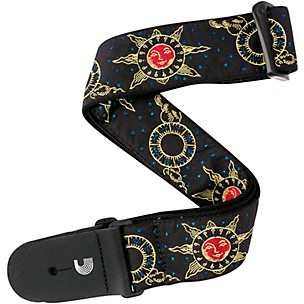 D'Addario 50 mm Nylon Guitar Strap, Sun and Moon