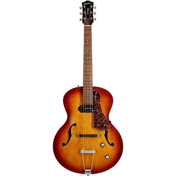 Godin 5th Avenue Kingpin Archtop Hollowbody Electric Guitar With P