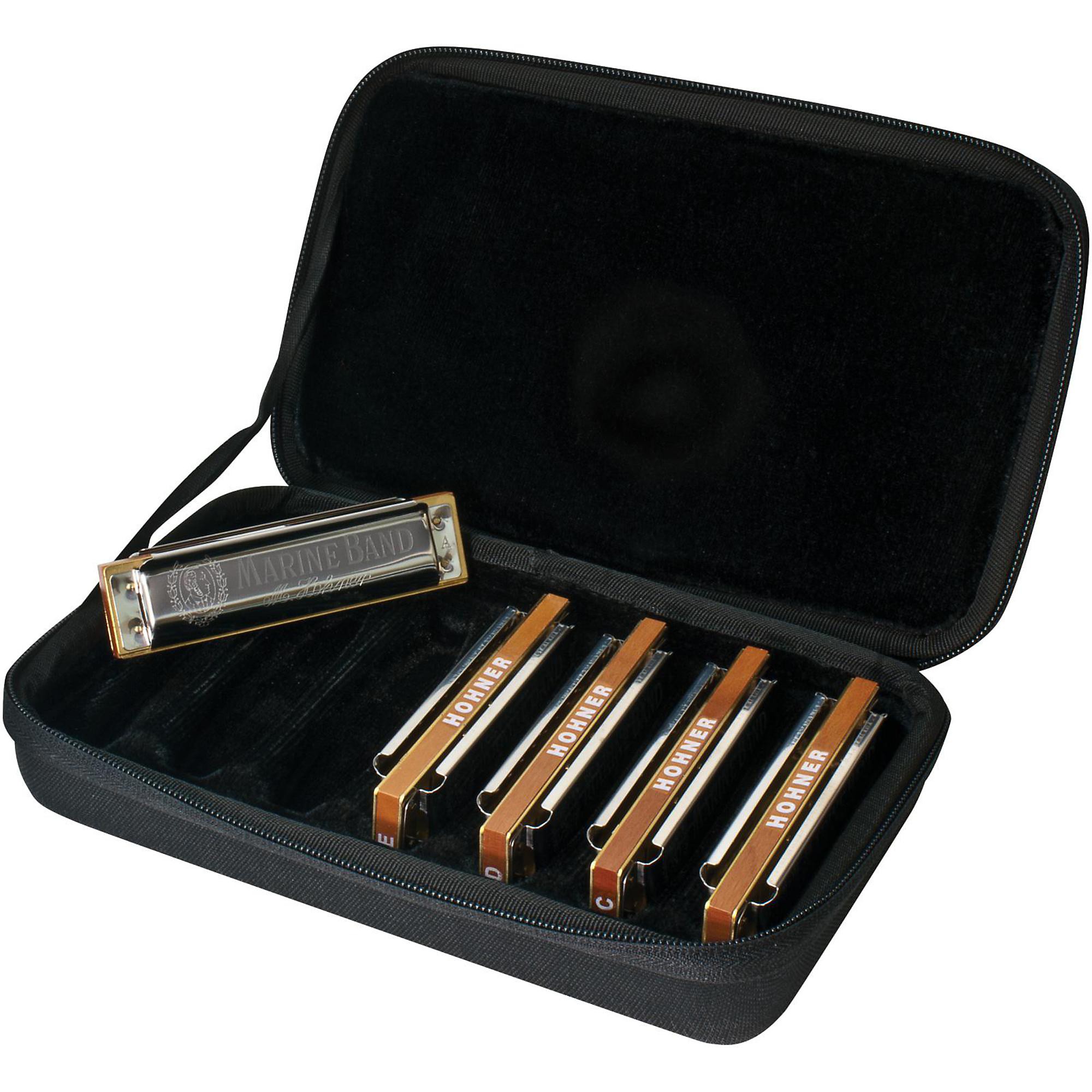 Hohner Case of Marine Bands Harmonica 5-Pack | Music & Arts