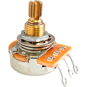 AxLabs 500K Linear Taper Split 3/8" Shaft Medium 3/4" Length Potentiometer