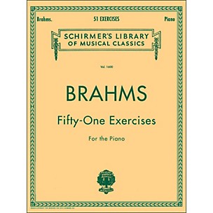 G. Schirmer 51 Exercises for Piano 51 By Brahms