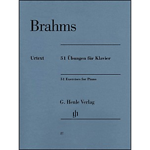 G. Henle Verlag 51 Exercises for Piano By Brahms