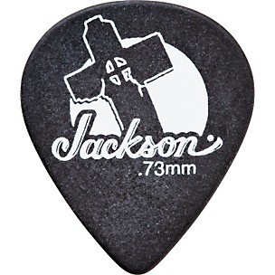 Jackson 511 Black Leaning Cross Guitar Picks - 1 Dozen