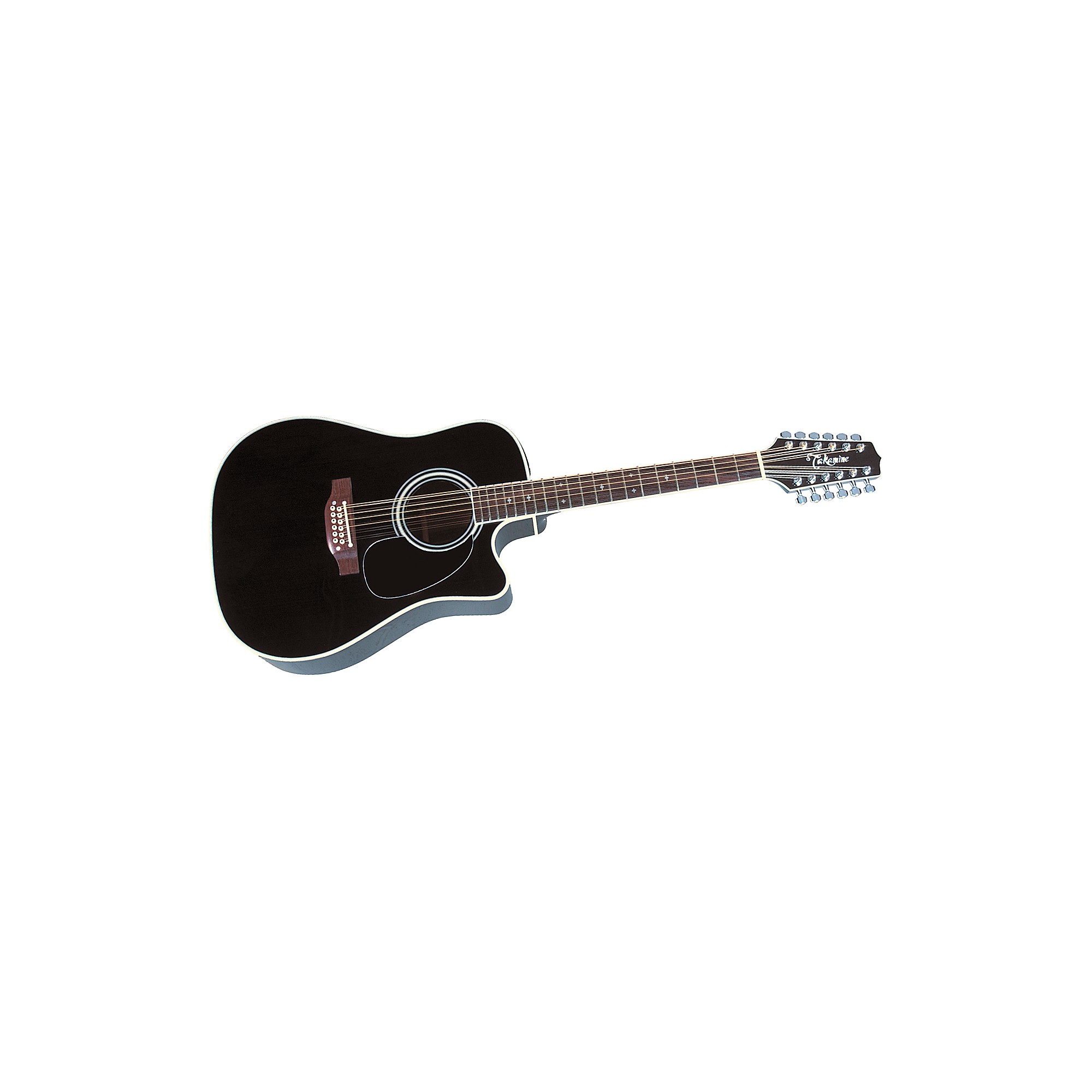 Takamine EF381SC 12-String Acoustic-Electric Cutaway Guitar ...