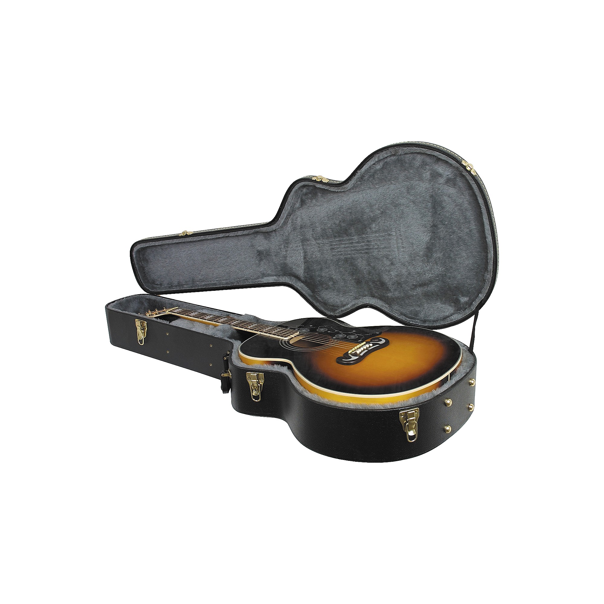 Epiphone EJ-200NA ソフトケース付 Epiphone EJ-200 Coupe Hard Case - Black | Sweetwater