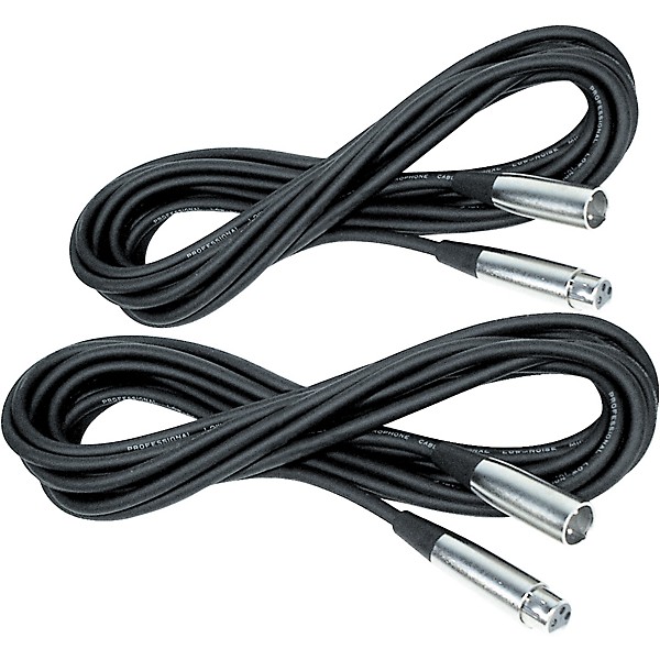 Musician's Gear LoZ Mic Cable 20' (2Pack) Music & Arts
