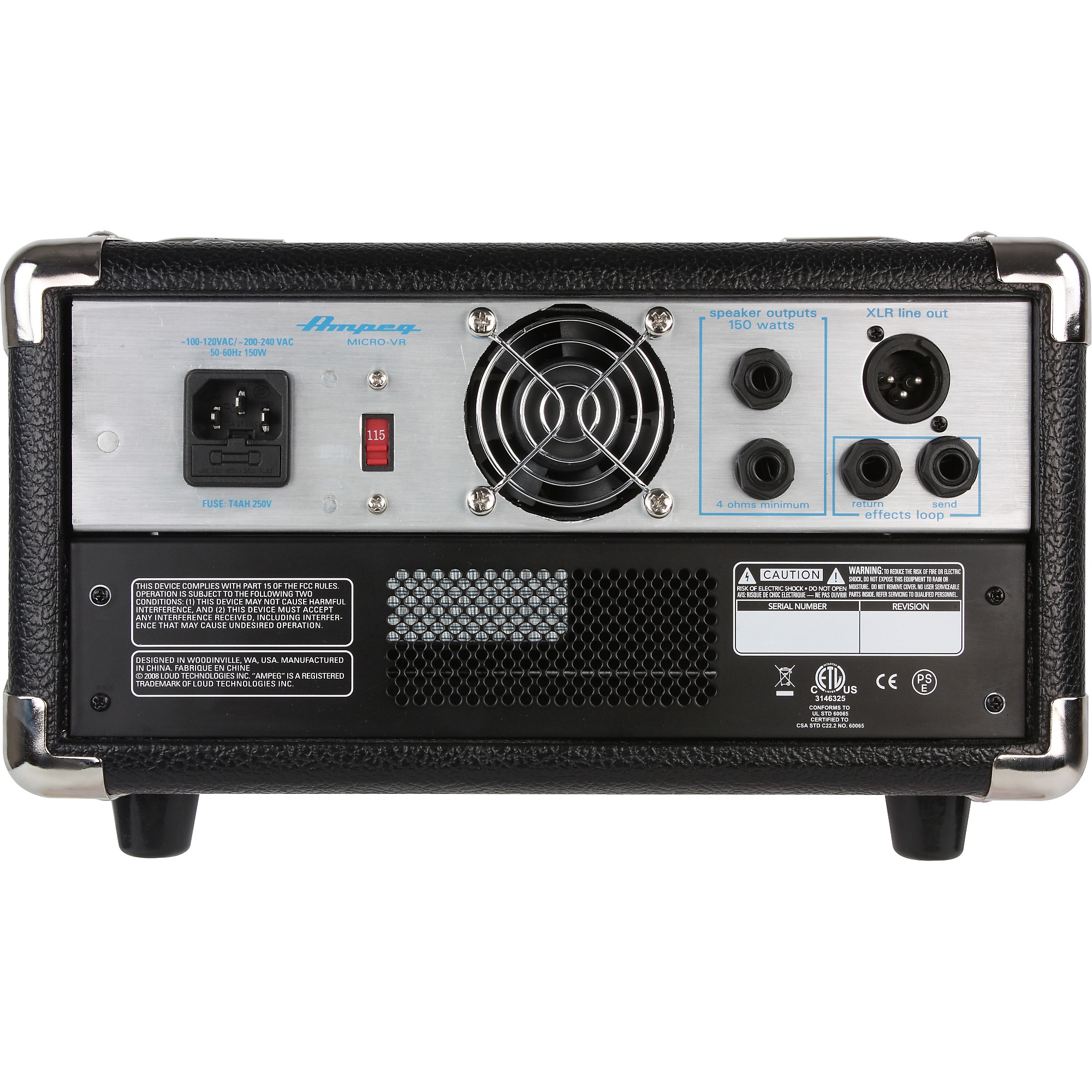 Ampeg Micro-VR Bass Amp Head and SVT210AV Bass Speaker