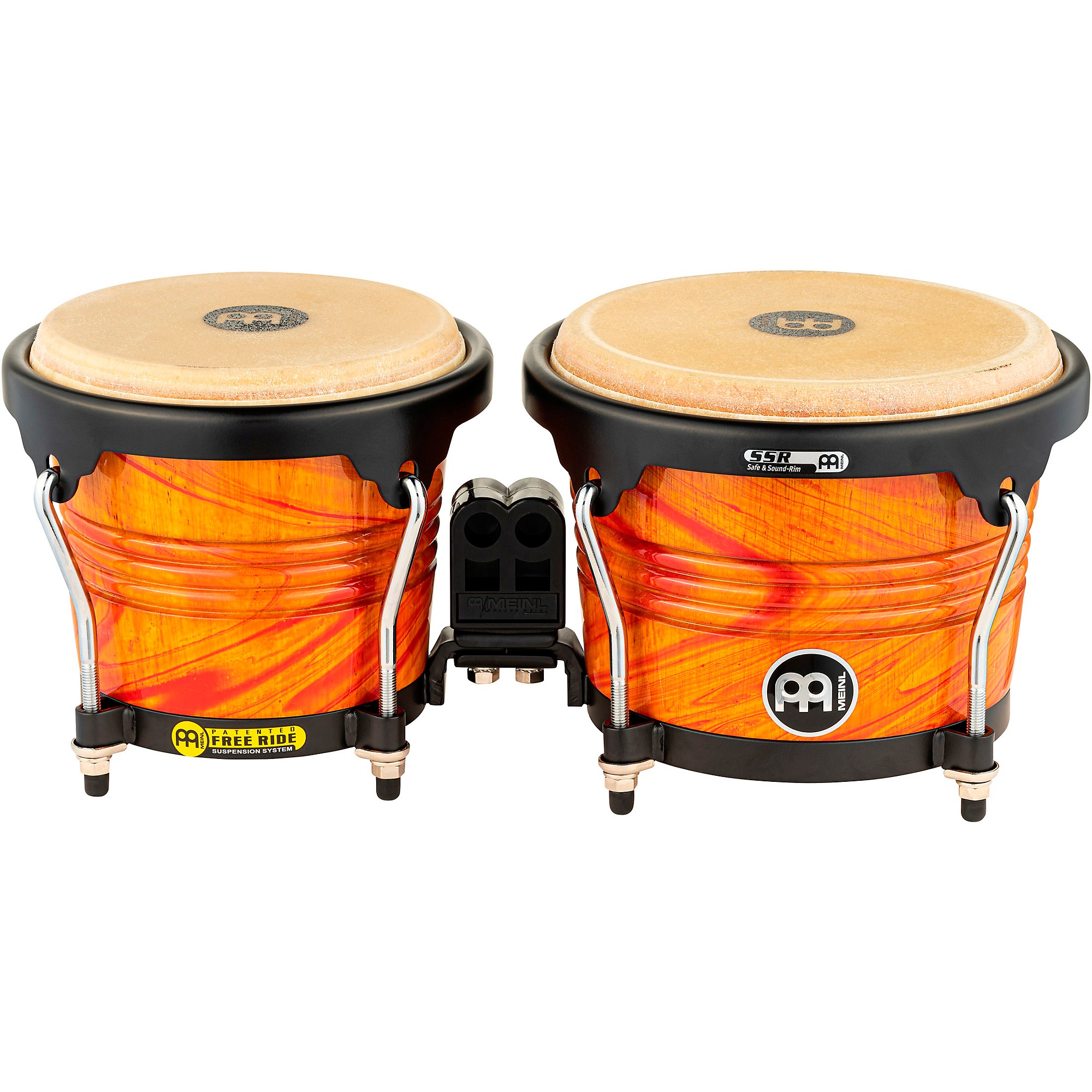 マイネル ボンゴ Free Ride Suspension System MEINL Free Ride Designer Series Wood Bongo Set | Music & Arts